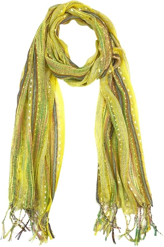Humble Hilo Multi-Colored Scarf/Shawl for Women Lightweight Head or Neck Scarf | Amazon (US)