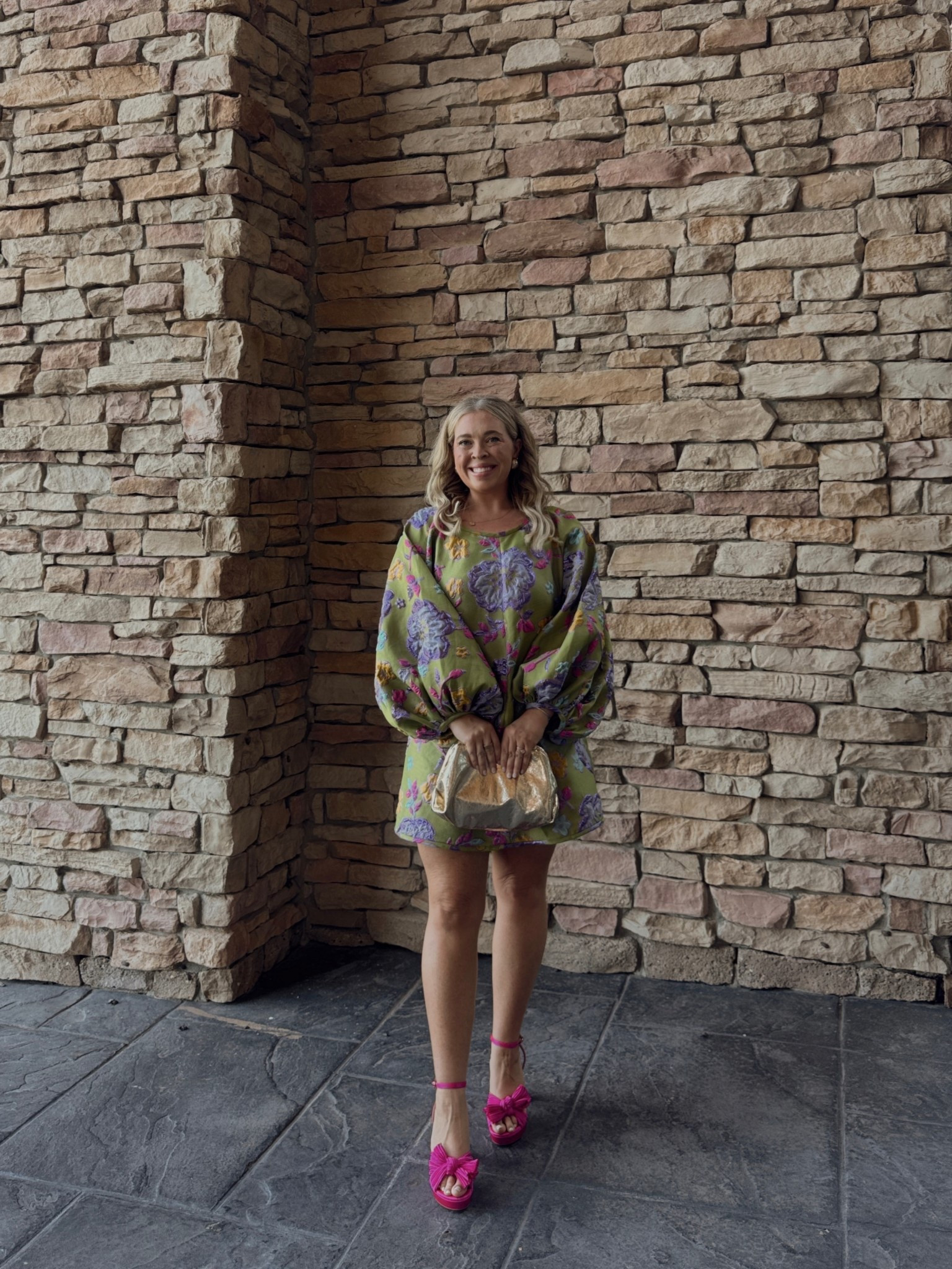 Elmy dress!! So many beautiful color options. The perfect wedding guest dress  Size down, runs big. I’m wearing a medium. 

#LTKMidsize #LTKSeasonal #LTKWedding