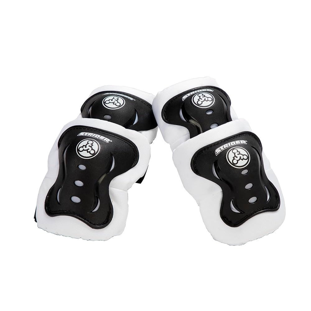 Strider Elbow & Knee Pads, Black - Easy to Attach - Durable & Washable - For Kids 18 Months to 5 ... | Amazon (US)