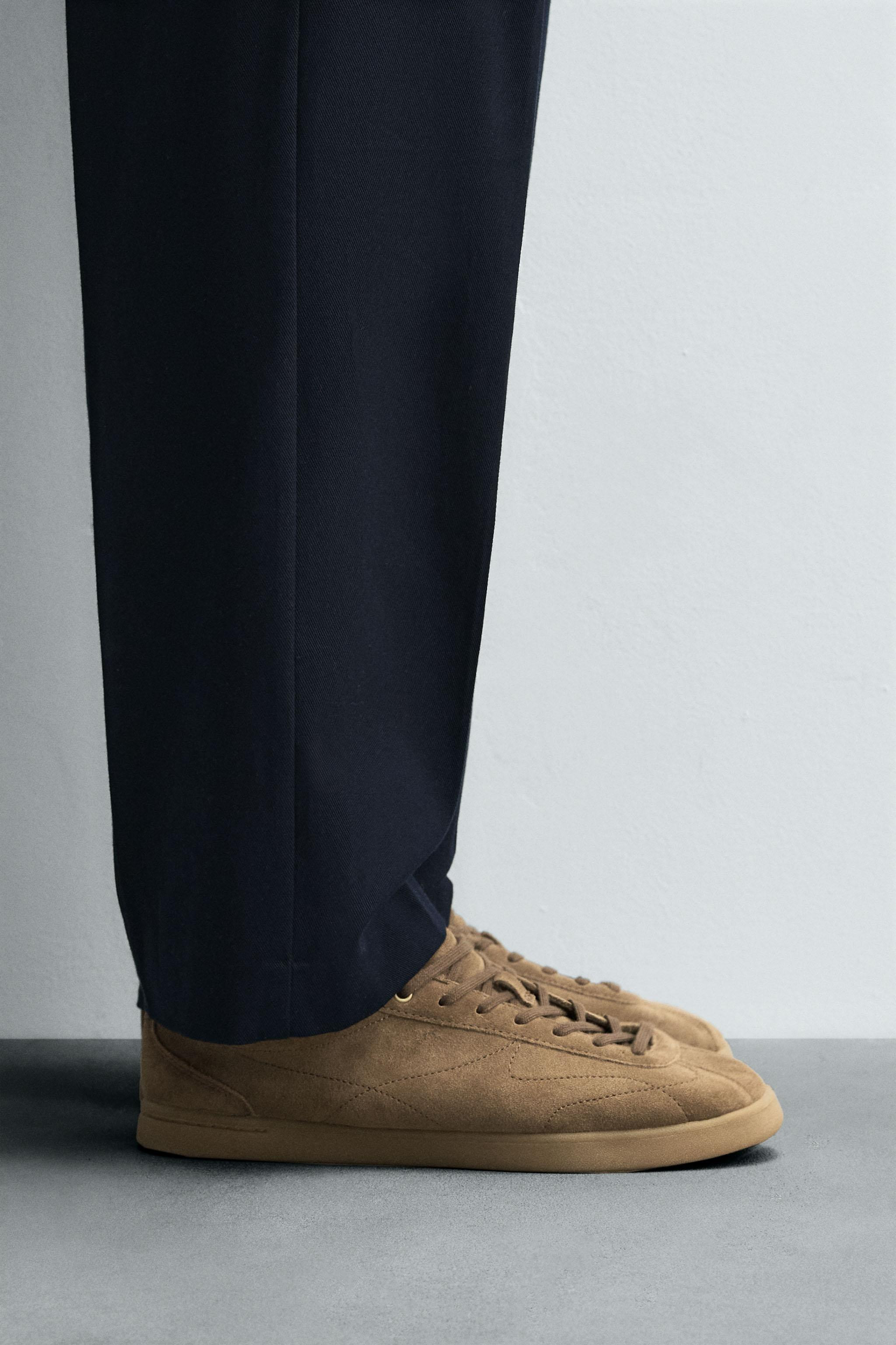 LEATHER SNEAKERS | Zara US