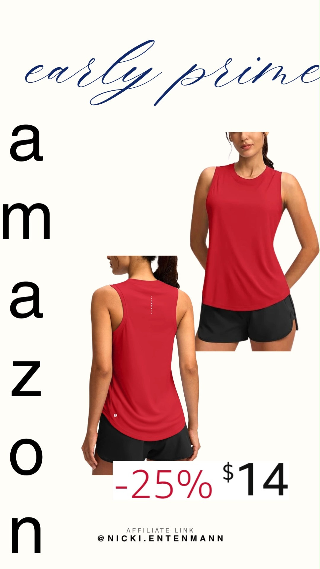Women's Sleeveless Workout Tops keep you cool and confident. Lightweight design fits tennis, yoga, running, and every workout while adding effortless style to your athletic routine. 🏃‍♀️🎾🧘‍♀️  

#WorkoutTops #SleevelessShirts #AthleticWear #YogaClothes #RunningGear #TennisOutfit #FitnessApparel #Activewear #GymStyle #WomensSportswear 

 #LTKootd #LTKActive #LTKSaleAlert