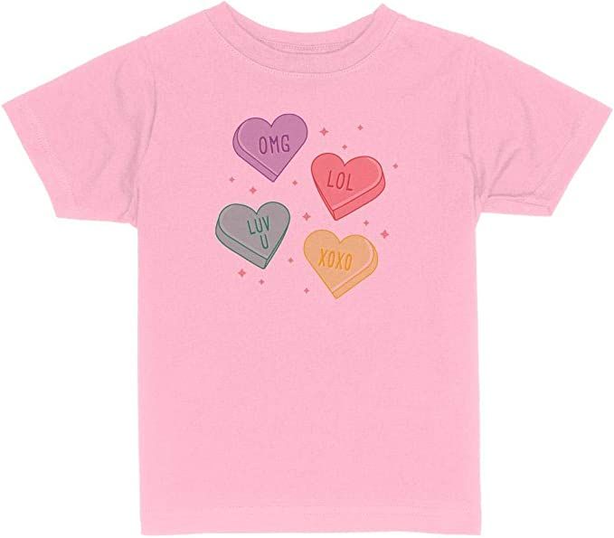 Skin Tone Hearts Toddler Kids T-Shirt | Amazon (US)