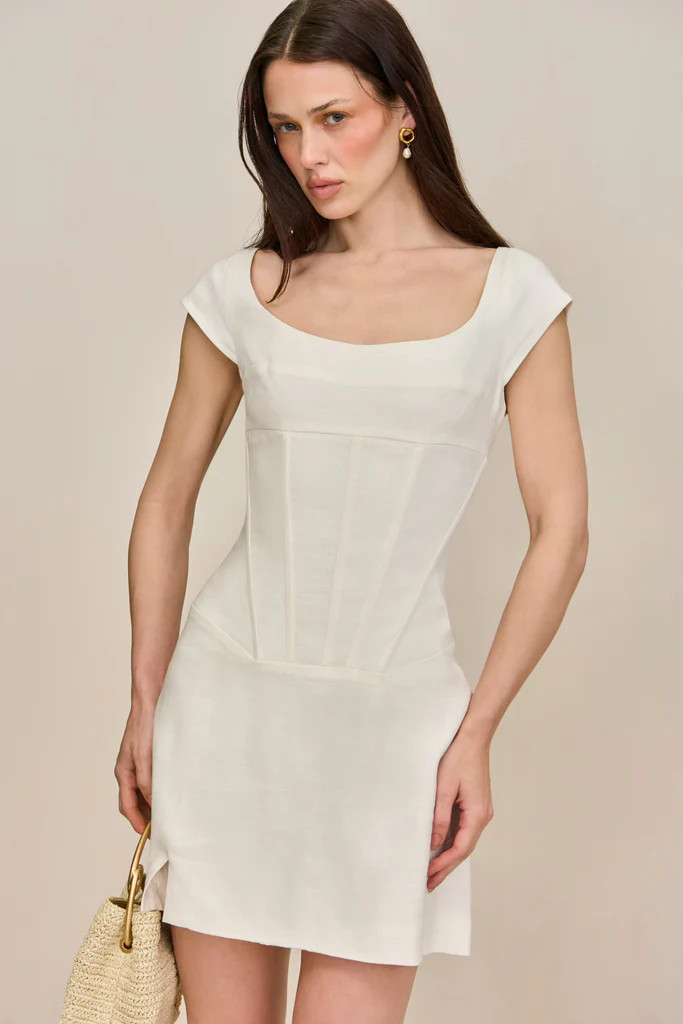 MICKIE DRESS - OFF WHITE | Cult Gaia - US