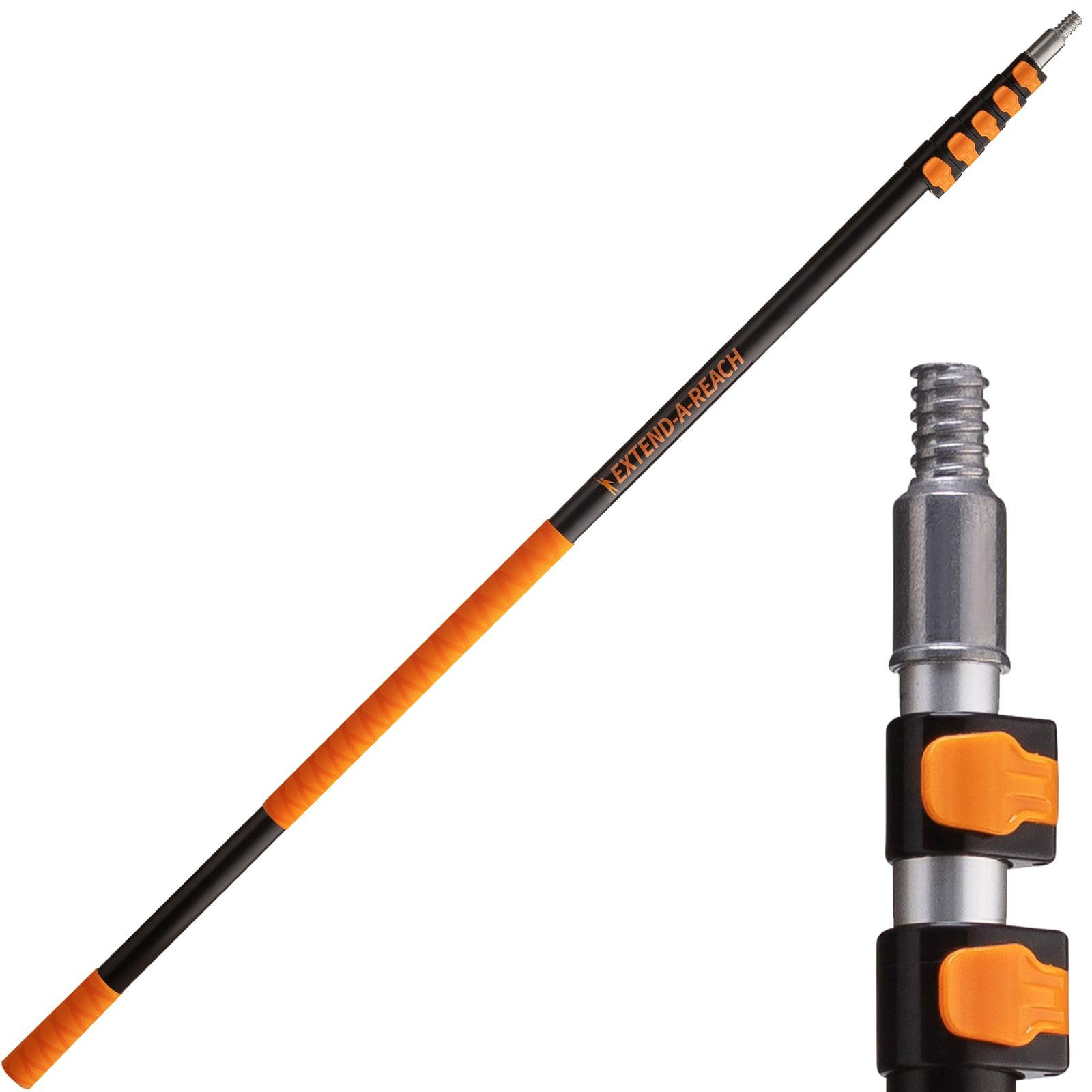 5-24 ft Long Telescoping Extension Pole // Multi-Purpose Extendable Pole with Universal Twist-on ... | Amazon (US)