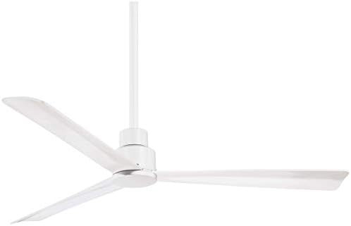 Minka-Aire F787-WHF Protruding Mount, 3 Flat White Bladed, Smart Ceiling Fan, White - Ivory | Amazon (US)