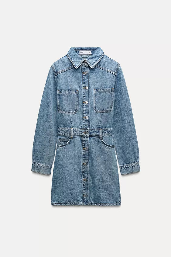 Z1975 DENIM MINI DRESS | Zara US