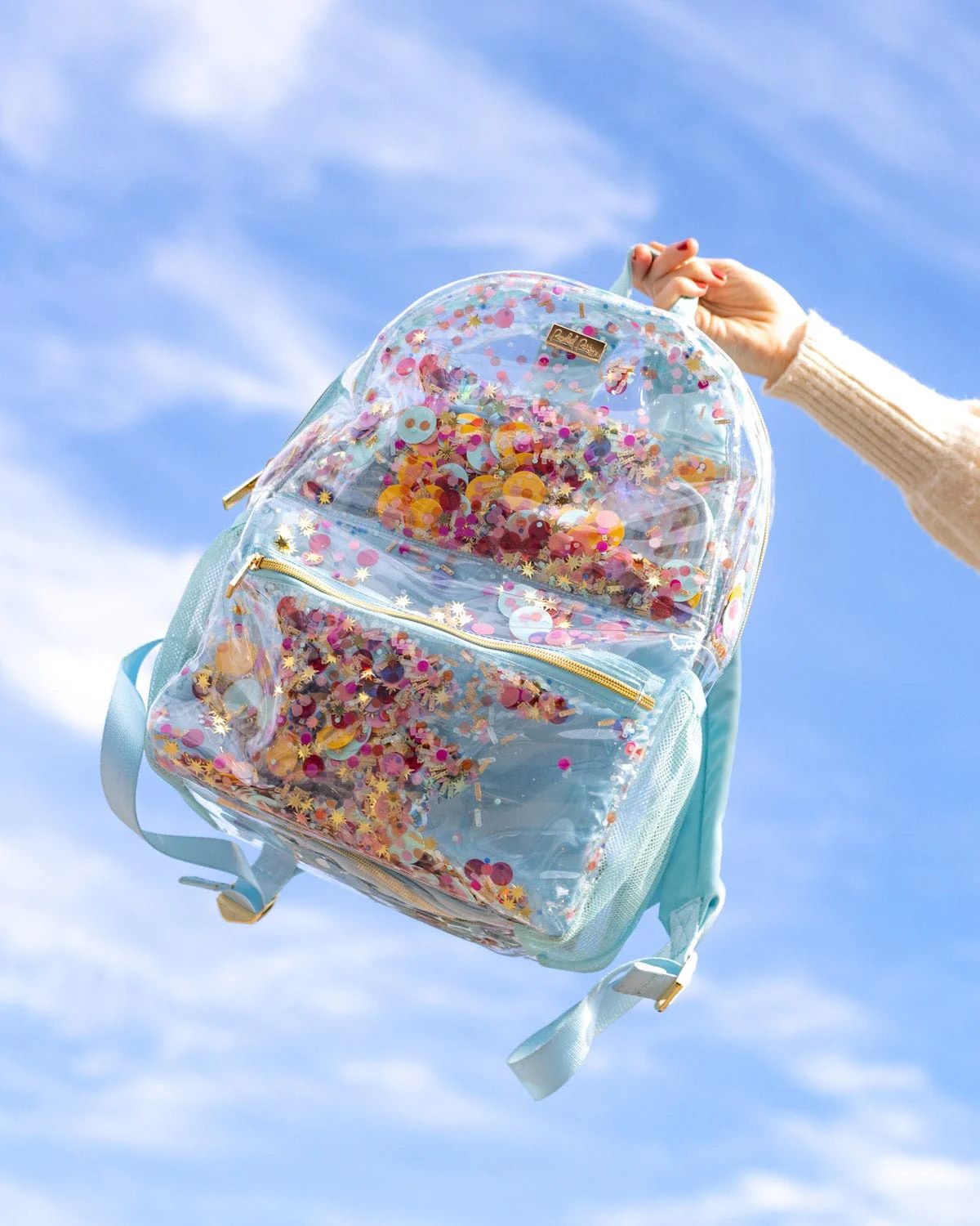 Celebrate Every Day Confetti Clear Backpack | Packed Party
