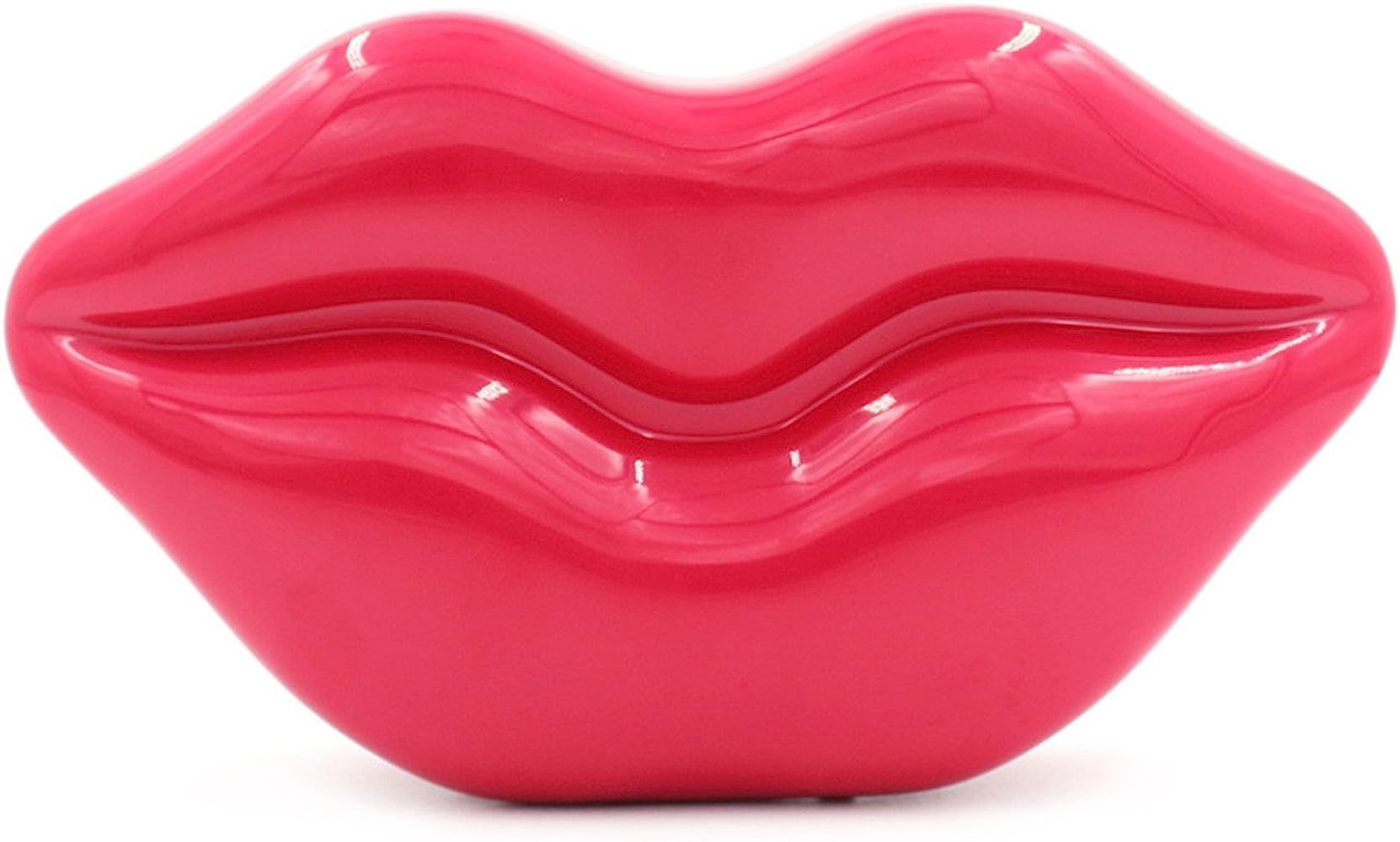 Flada Acrylic Lips-shaped Evening Bags for Women Vintage Clutch Purses | Amazon (CA)