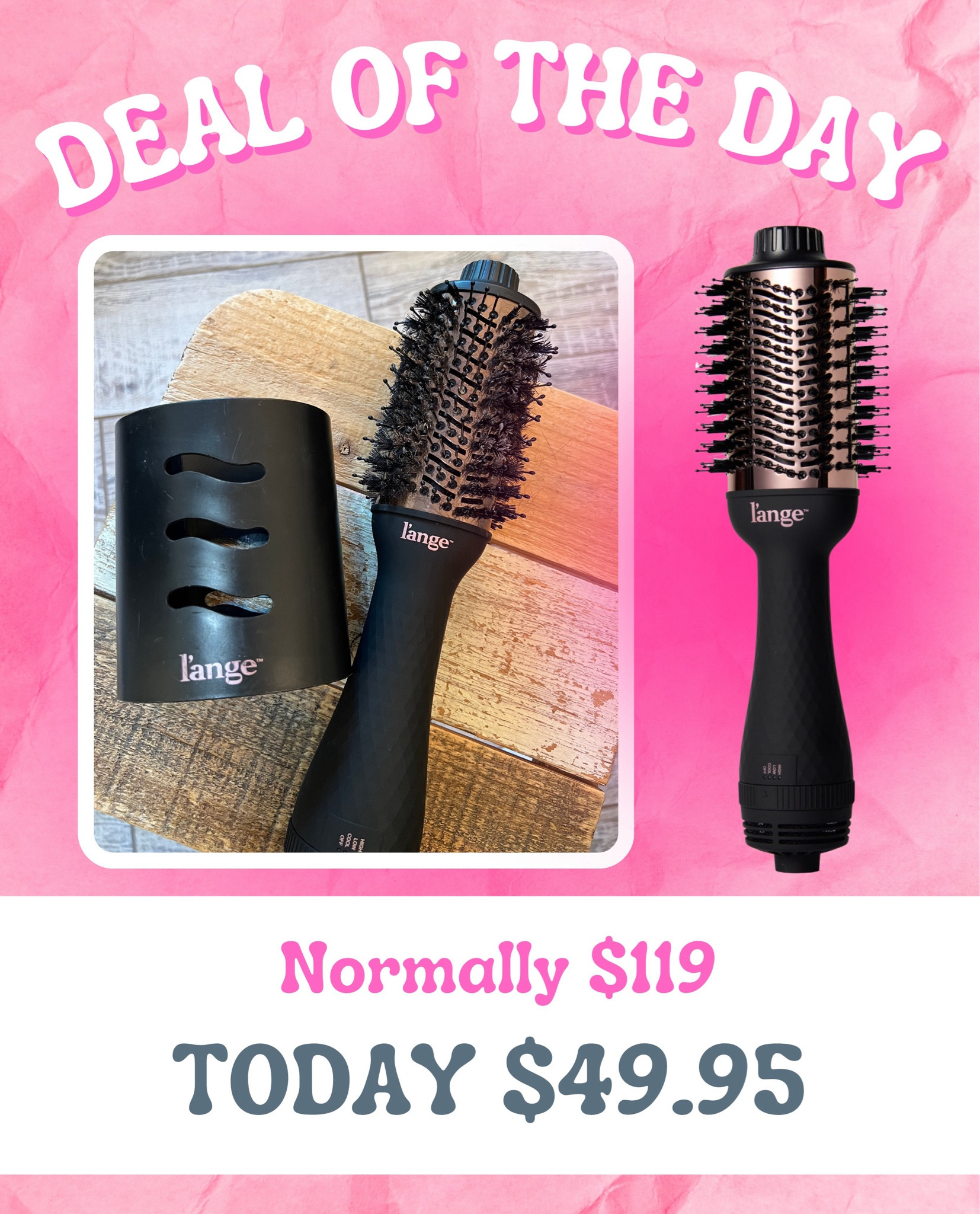 You guys!! I LOVE this brush dryer from L’ange! I use it everyday and today they are having a massive sale on it! Use the code B2S and get it for $49.95!
This is an amazing deal! 

#LTKFindsUnder50 #LTKSaleAlert #LTKBeauty