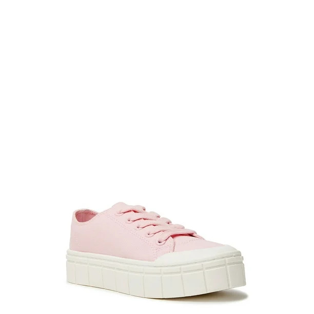No Boundaries Women's Low Chunky Lug Fashion Sneakers | Walmart (US)
