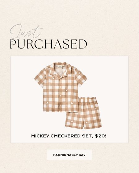 Mickey Mouse checkered set from target, JUST added to the site in all sizes. Will sell out FAST! I did a 2T and a 3T since I wasn’t sure how it ran! 

Target, Disney find, Disney boys, Disney toddler, checkered outfit, checkered print, Mickey Mouse, Mickey toddler 

#LTKkids #LTKbaby