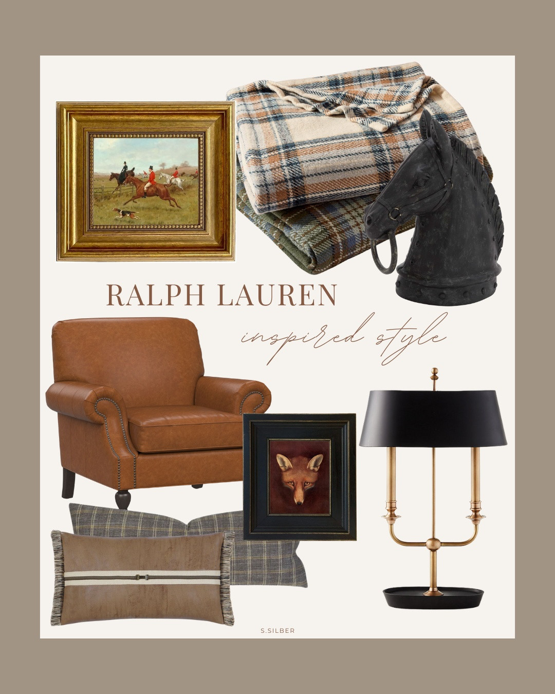 Get that signature Ralph Lauren style with these home decor finds!

Pottery Barn, Amazon, Wayfair, Ballard Designs, leather, plaid, equestrian, Stefana Silber 

 #LTKOver40 #LTKHome #LTKStyleTip