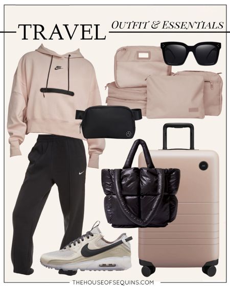 Shop my latest travel outfit! Travel essentials, travel look, airplane outfit. Belt Bag, Luggage carry-on bag, Nike Air Max


#LTKstyletip #LTKtravel #LTKfit