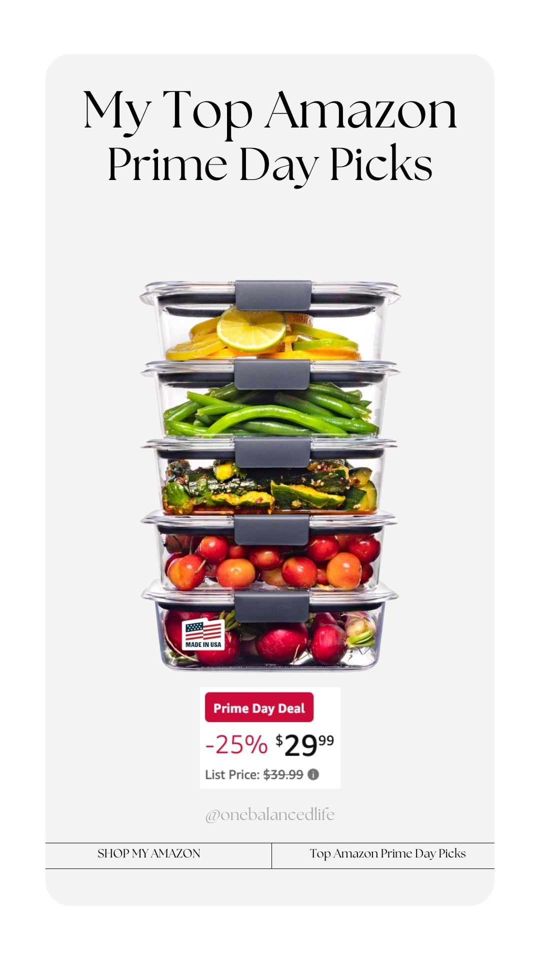 Amazon food storage container prime day deal

#LTKFindsUnder50 #LTKSaleAlert #LTKHome