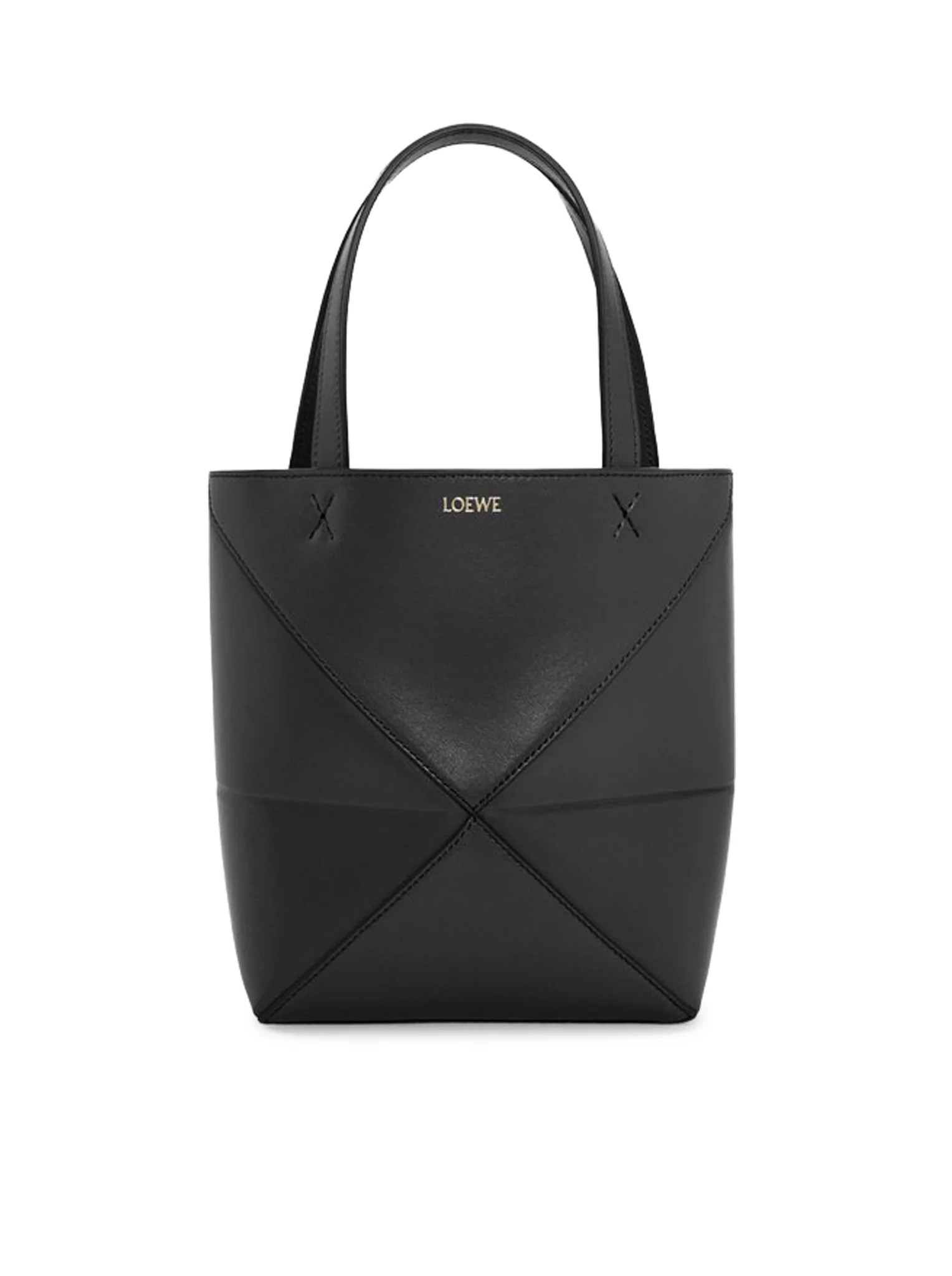 PUZZLE FOLD TOTE BAG IN POLISHED CALFSKIN - Loewe - Woman | Suitnegozi INT