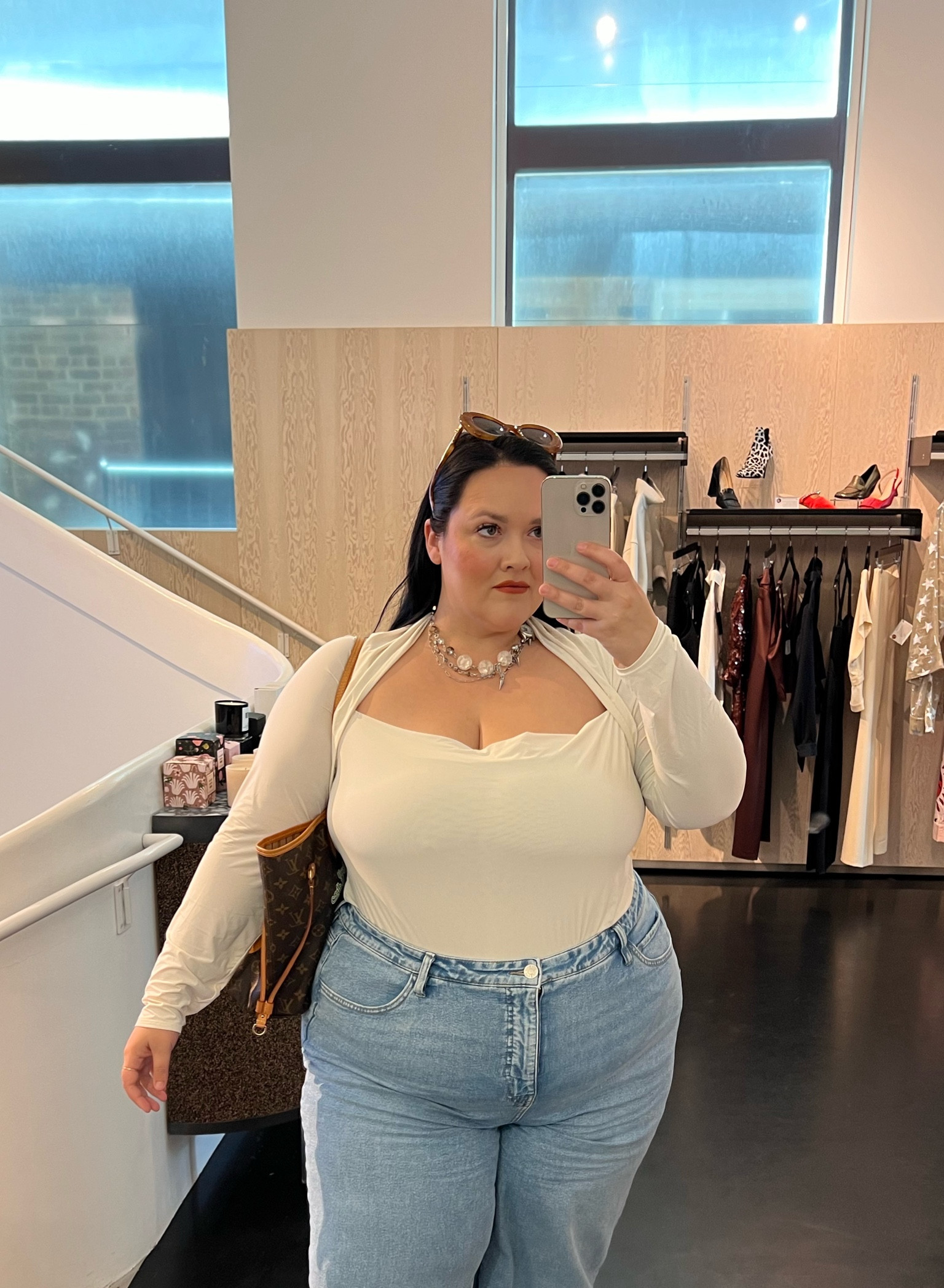 Best, softest, and comfiest bodysuit that also looks hot. 

Wearing 3x, runs big ( should have bought 2x) but I still love it. 

#LTKSummerSales #LTKStyleTip #LTKPlusSize