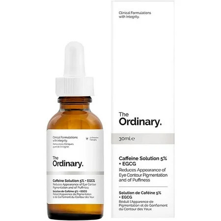 the ordinary caffeine solution 5% + egcg (30ml) reduces eye puffiness and dark circles | Walmart (US)