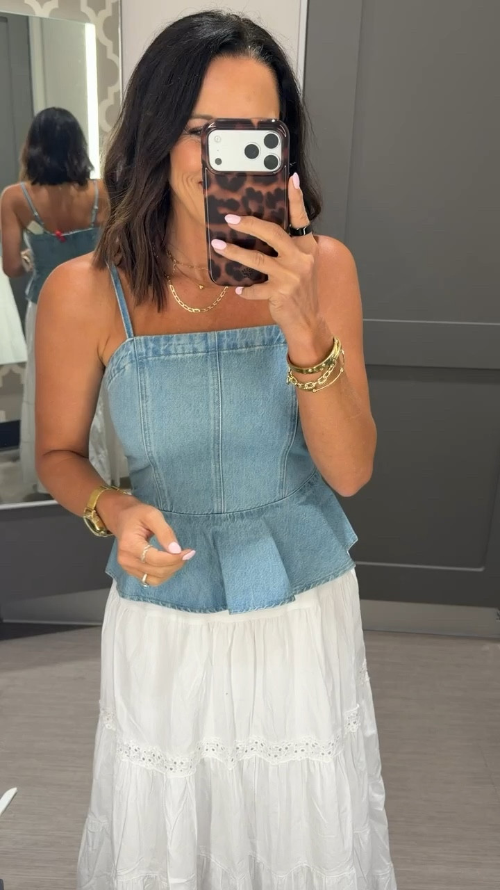 @Target this one’s a YES 🤍
perfect mix of casual + put together… throw it on for a concert or just everyday plans
so easy, so cute, and under budget 🙌🏼

target outfit, summer outfit ideas, affordable fashion finds, denim top outfit, maxi skirt outfit, casual everyday style, effortless outfits, budget friendly fashion, concert outfit ideas, chic basics

#targetfinds #targetstyle #summeroutfit #affordablefashion #casualchic #everydayoutfit #ltkstyle #budgetfriendly #outfitinspo