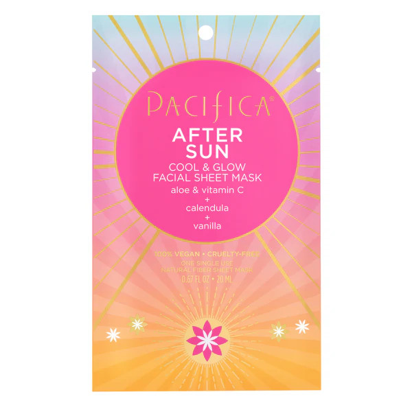 After Sun Cool & Glow Facial Sheet Mask | Pacifica Beauty