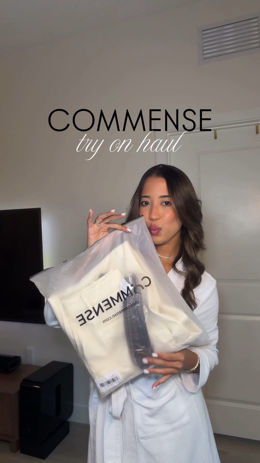 commense try on haul🤍 wearing size S in everything! 

 

#LTKWorkwear #LTKgrwm #LTKootd