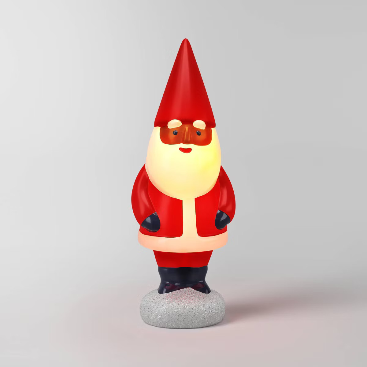 14" Lit Christmas Blow Mold Santa Sculpture - Wondershop™: Indoor Use, Battery Operated | Target