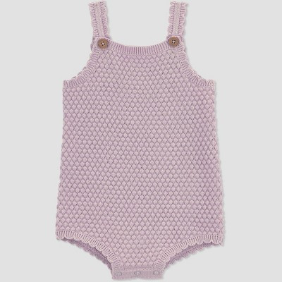Carter's Just One You® Baby Girls' Sweater Tank Romper - Purple Newborn | Target