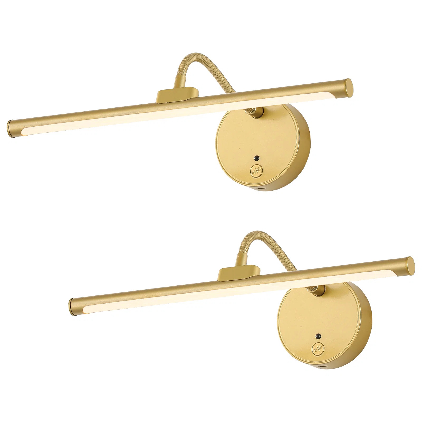 13.4" Dimmable LED Picture Light with 3 Color Temperatures (3000K/4000K/5500K), Set of 2 | Wayfair North America