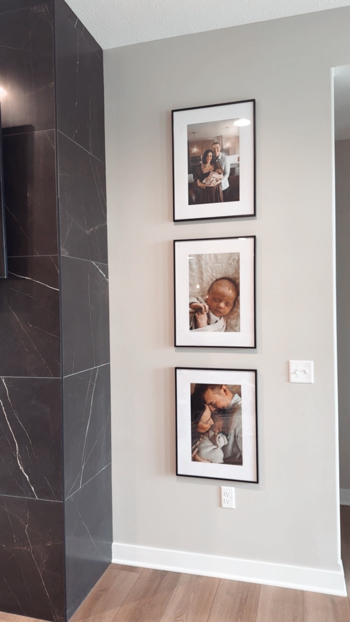 Family photos finally hung in our new home! Love this set of black framed with white matting! 

#LTKBaby #LTKSaleAlert #LTKHome