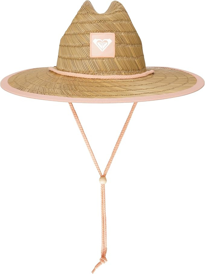Roxy Girls' Tomboy Woven Straw Hat | Wide Brim | Adjustable | Sun Protection | Beach | Vacation |... | Amazon (US)