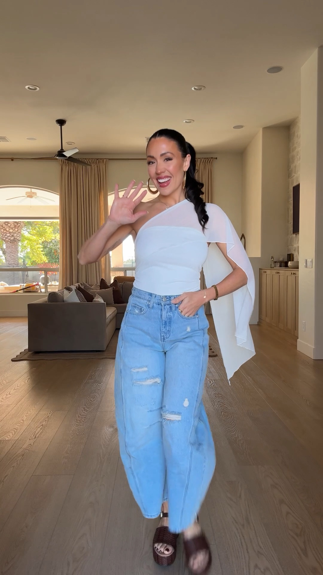 Dress code; Jeans & a CUTE TOP 🕊️ sharing 3 simple & affordable white tops to mix around this Spring & Summer! All under $30 from Amazon & Walmart! 

Outfit idea, ways to style barrel jeans, Walmart finds, white top styling, bridal outfit, brunch outfit, Mother’s Day outfit 



#LTKootd #LTKgrwm #LTKSeasonal