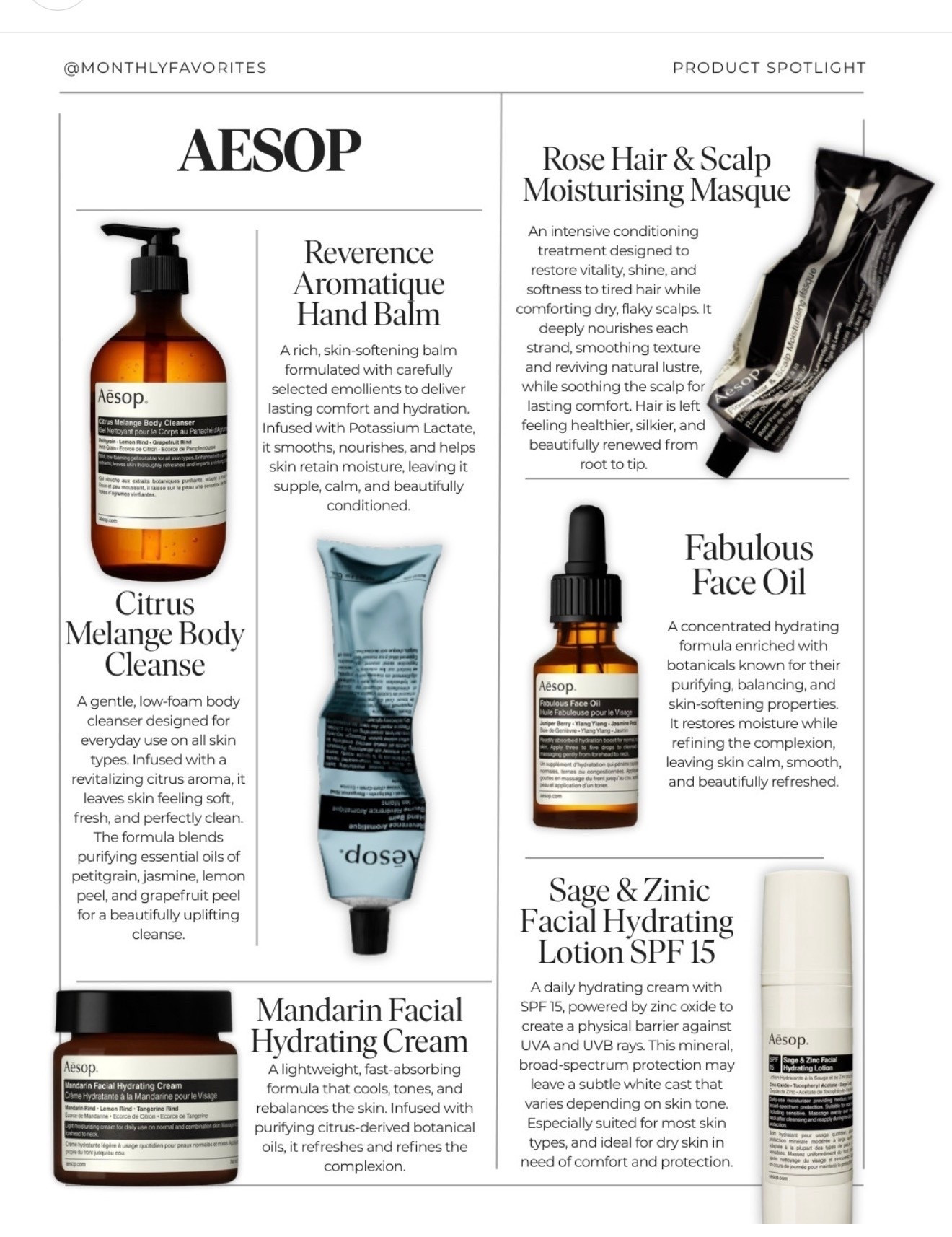 Brand Spotlight: Aesop, the elevated “everyday luxury” that makes your bathroom feel like a boutique hotel⁠
⁠
Aesop is a Melbourne-founded brand (est. 1987) known for design-forward packaging and high-end aromatics that turn simple routines (hand washing, showering, home scent) into a full sensory reset.⁠
⁠
Yes, it’s a higher-priced staple—but if you want one “small luxury” that instantly elevates a space, Aesop is that. One pump, and the room feels calmer and more considered.⁠
⁠
@aesop also highlights that the brand is vegan, Leaping Bunny approved (cruelty-free), and a Certified B Corporation.⁠
⁠
Our favorites (start here):⁠
⁠
-Resurrection Aromatique Hand Wash (citrus + herbaceous; iconic, non-drying feel)⁠
-Reverence Aromatique Hand Balm (rich hydration, clean finish)⁠
-Geranium Leaf Body Cleanser (fresh, green, citrus—an all-time classic)⁠
-Olous Aromatique Room Spray (fresh/woody/citrus for an instant home reset)⁠
⁠
Shop our Aesop favorites via the link in bio. Follow for more brand spotlights, and join The Monthly for weekly edits and curated favorites.⁠
⁠
#Aesop #AesopSkincare #AesopHandWash #LuxuryBathroom #BathroomAesthetic #EverydayLuxury #HomeRituals #QuietLuxury #ElevatedEssentials #HandCare #BodyCare #HomeFragrance #RoomSpray #LeapingBunny #VeganBeauty #CrueltyFreeBeauty #BCorp #SelfCareRitual #MonthlyFavorites #JoinTheMonthly

#LTKselfcare #LTKHome #LTKSeasonal