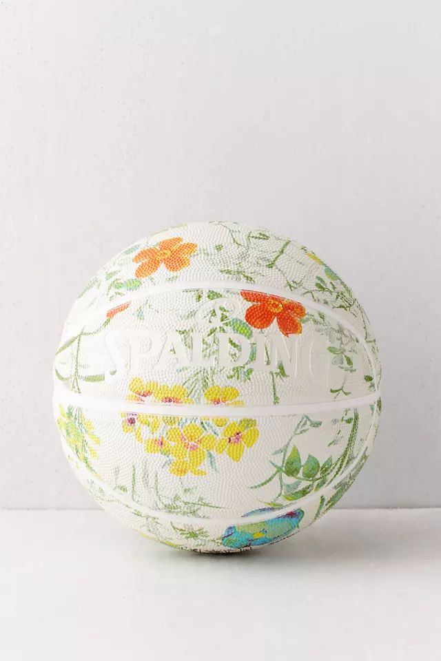 Spalding UO Exclusive Floral Basketball | Urban Outfitters (US and RoW)