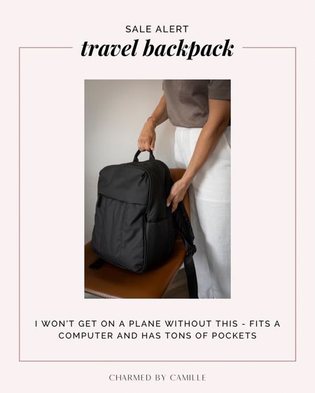 Sale alert - my favorite travel backpack now 20% off!

I won’t travel without this. Lots of pockets and fits a laptop! Available in multiple colors. 

#LTKtravel #LTKCyberWeek #LTKGiftGuide