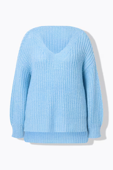 Pullover, oversized, V-Ausschnitt | Happy Size - DE