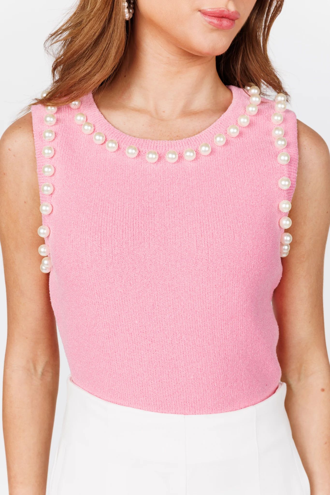 Ansley Sweater- Pink | Avara