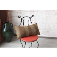 12x30 Kilim Pillow, Brown Wool Striped Rug Pillow , Ethnic Cover,/P-4267 | Etsy (CAD)