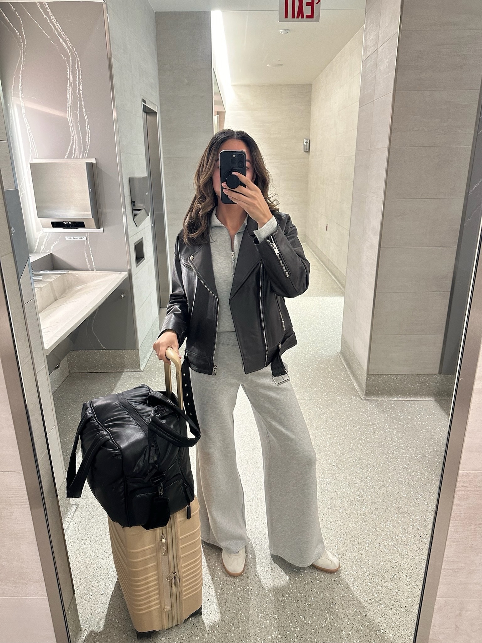Spanx is 50% OFF today only +  10% OFF with code EXTRA10 🖤 Size small tall pants, size small half zip, size small leather jacket 



Airport outfit
Travel look
Comfy outfit 
Casual outfit 

#LTKSaleAlert #LTKStyleTip #LTKCyberWeek