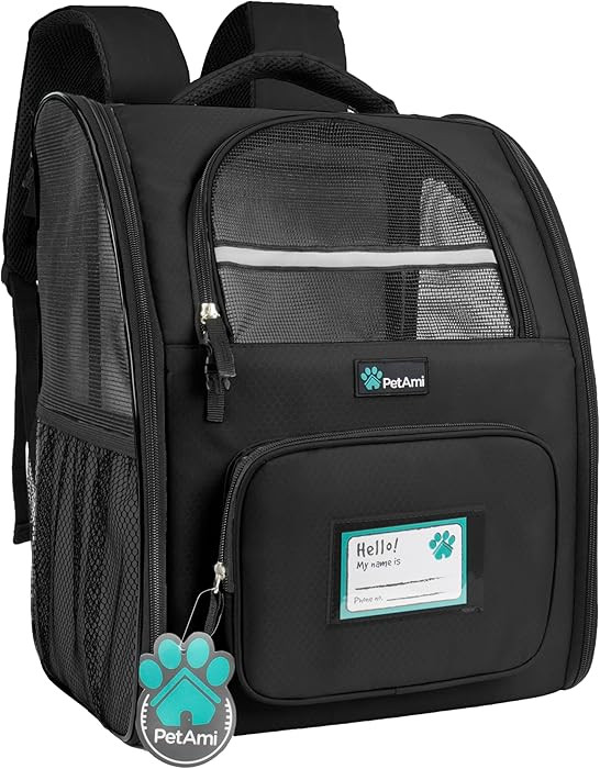 PetAmi Dog Backpack Carrier for Small Large Cat, Pet, Puppy, Ventilated Pet Hiking Backpack Trave... | Amazon (US)