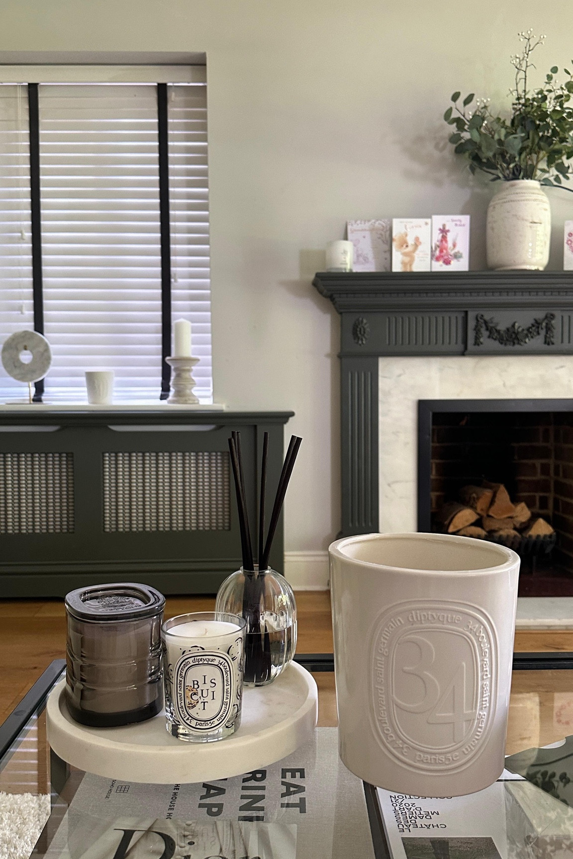 Candles galore on my coffee table, and can you blame me?! 🕯️ These are beautiful fragrances for your home, all from Diptique. Featuring my favourite coffee table books from Dior, Chanel and Soho Home 

#LTKspring #LTKhome