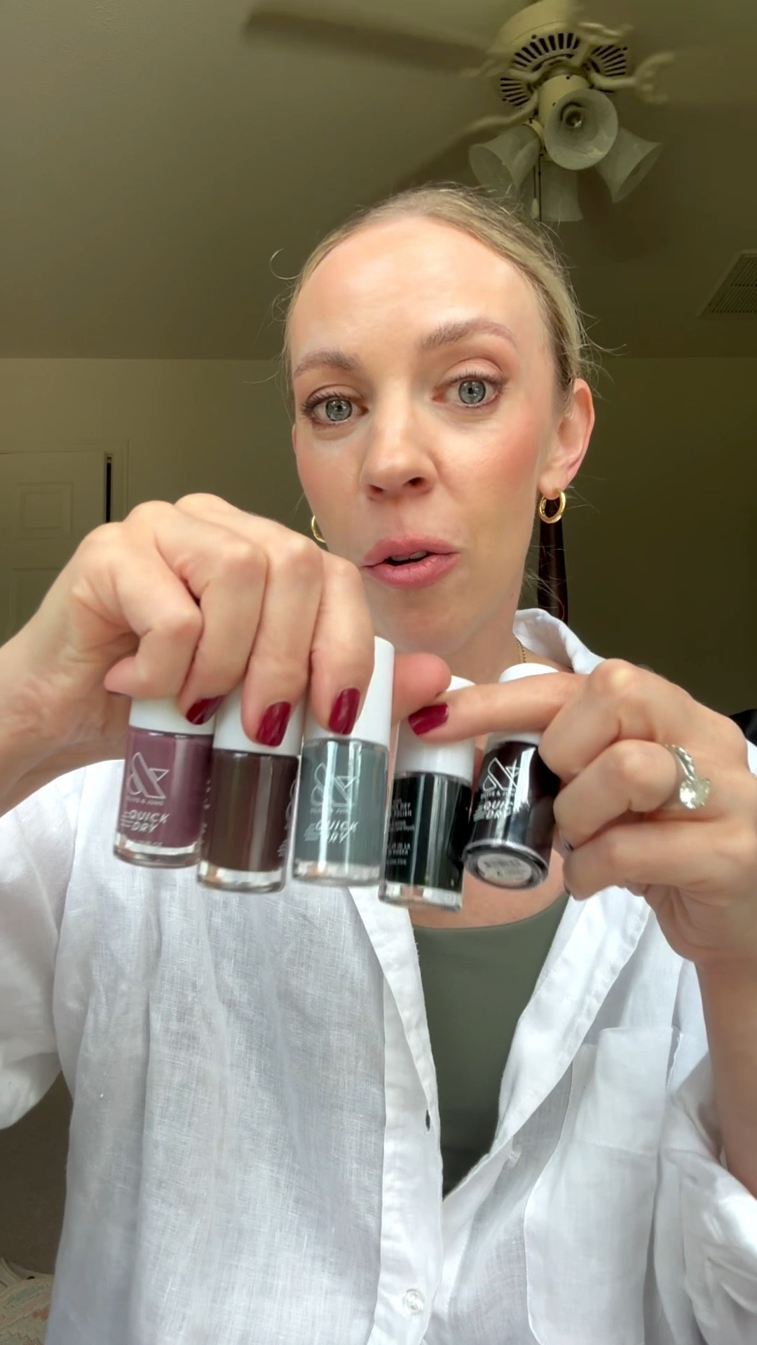 Fall nail polish collection from Olive & June - ‘Mulberry’ is my favorite!

#LTKBeauty #LTKSeasonal #LTKOver40
