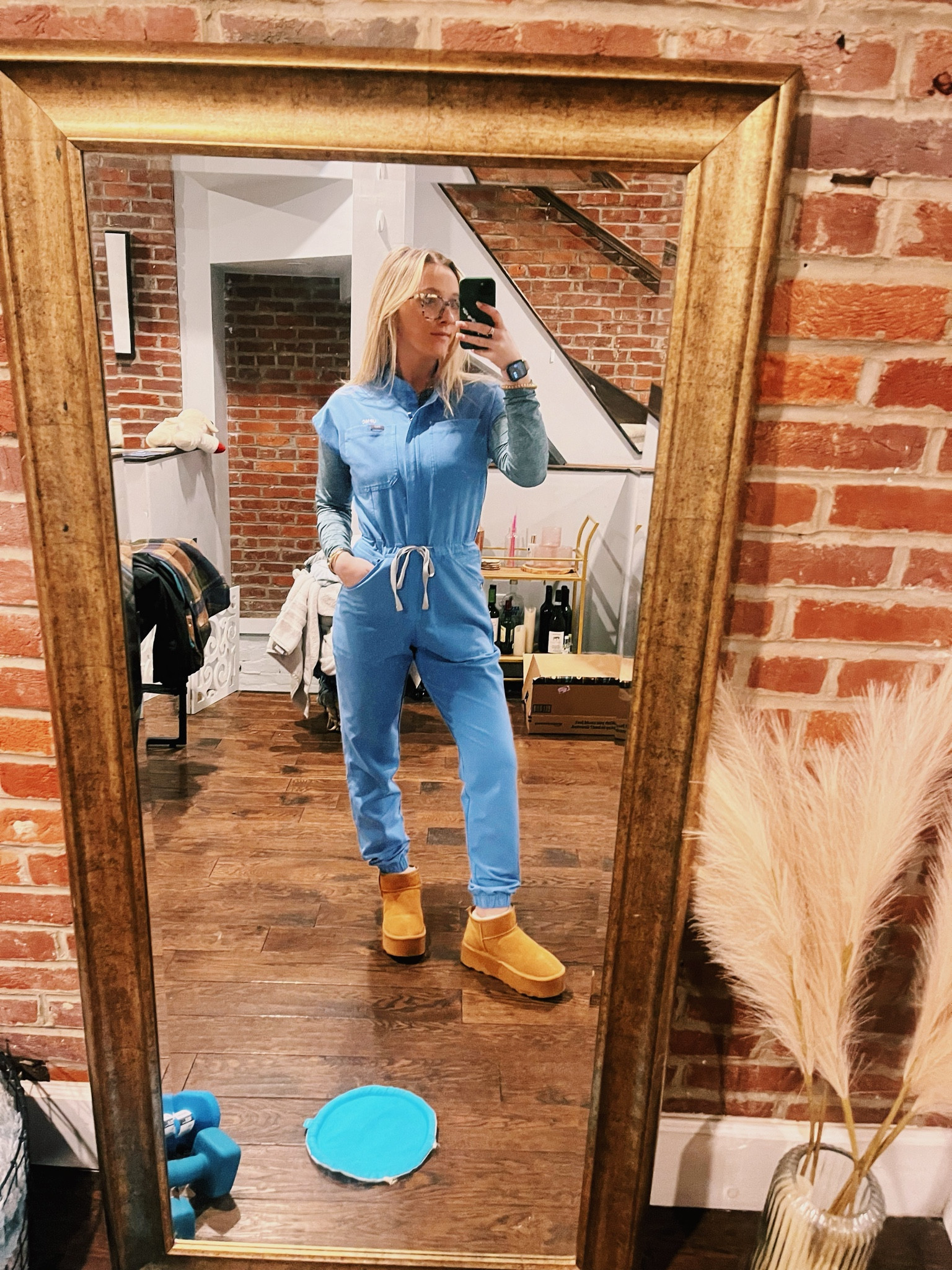 Scrub jumpsuit!! @figs #scrubsjumpsuit 

#LTKActive #LTKWorkwear