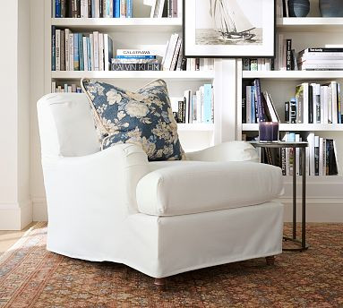 Carlisle Slipcovered Chair | Pottery Barn (US)