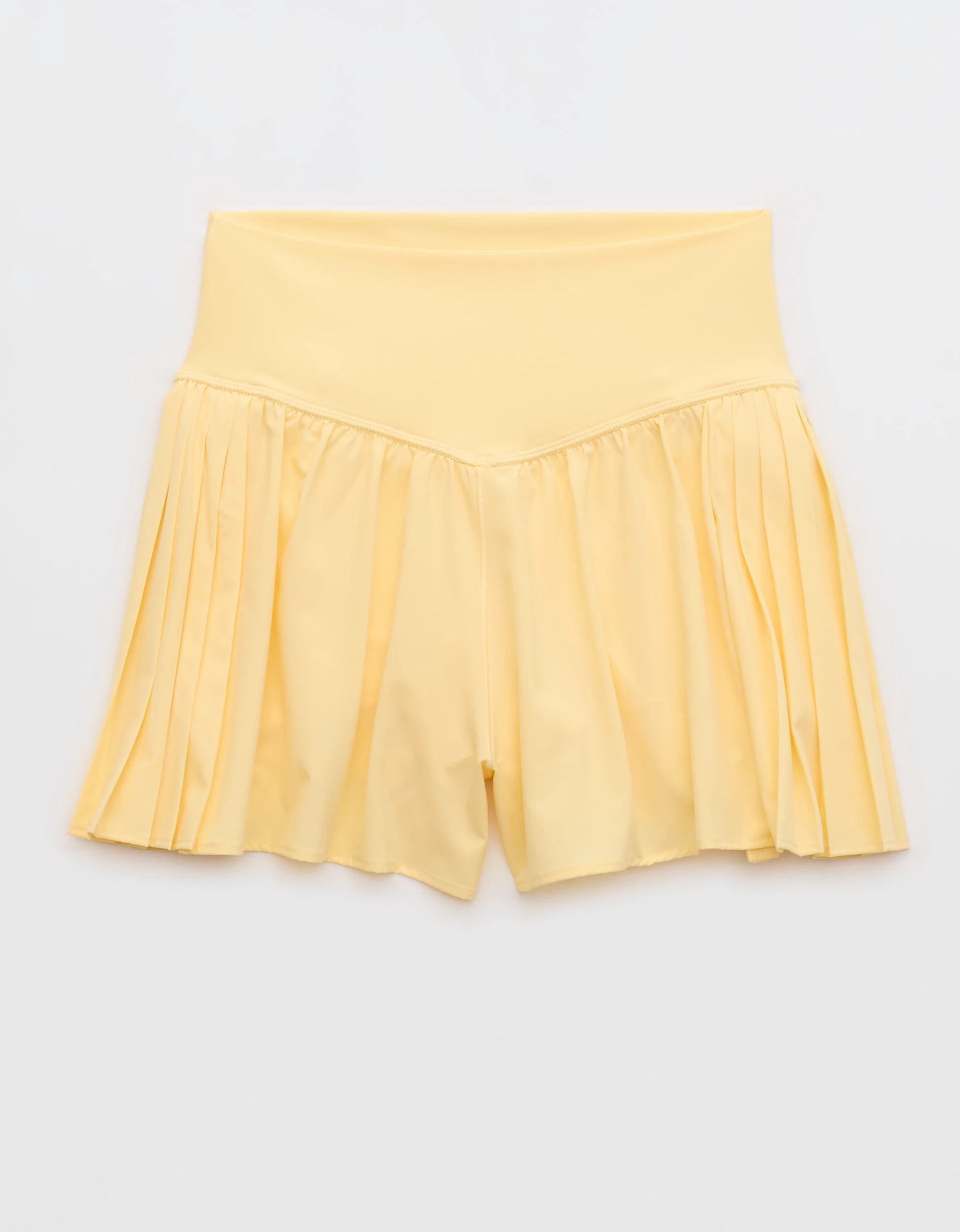 OFFLINE By Aerie Real Me Pleated Flowy Short | Aerie
