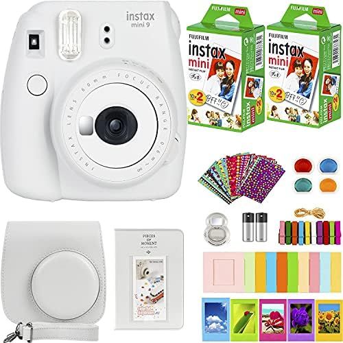 Fujifilm Instax Mini 9 Instant Camera + Fujifilm Instax Mini Film (40 Sheets) Bundle with Deals Numb | Amazon (US)