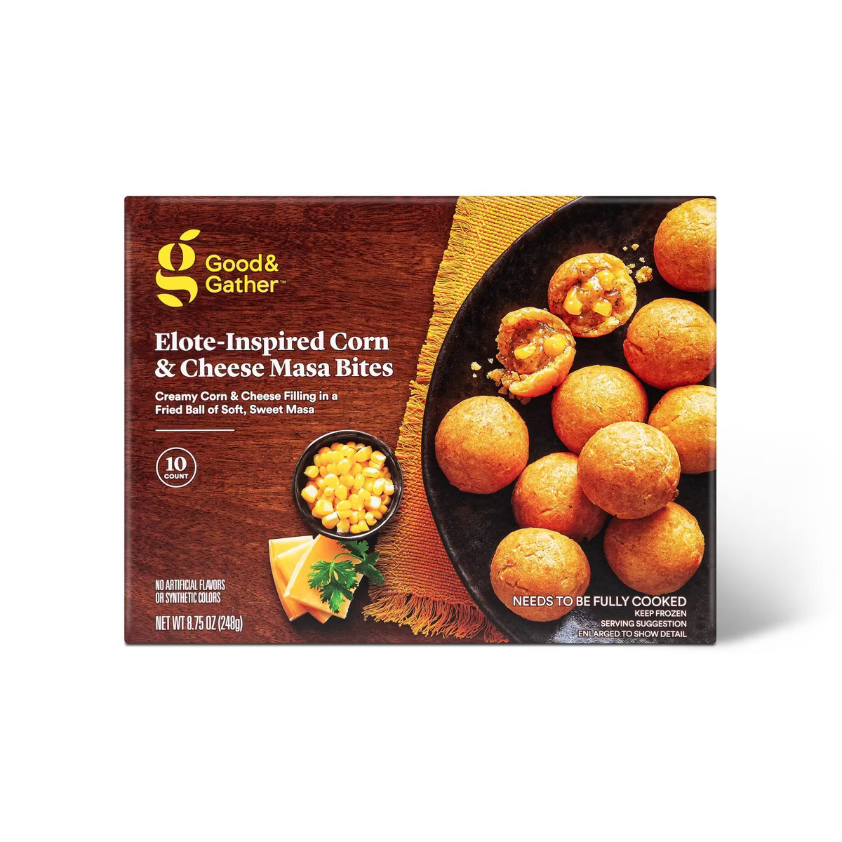Frozen Elote Inspired Corn & Cheese Masa Bites - 8.75oz/10ct - Good & Gather™ | Target