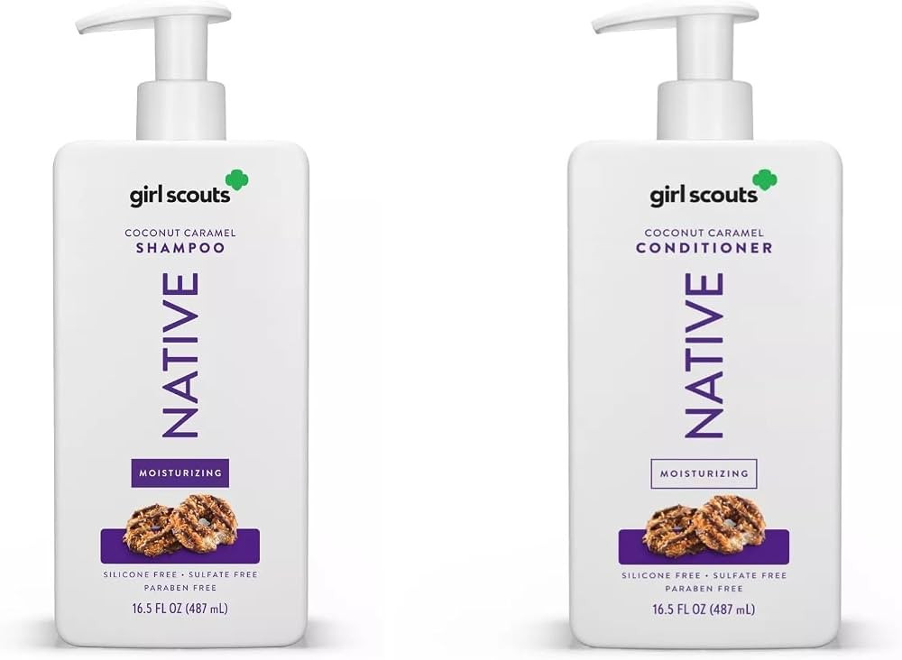 Girl Scout New Limited Edition Collection Moisturizing Shampoo and Conditioner Set By Native - 16... | Amazon (US)
