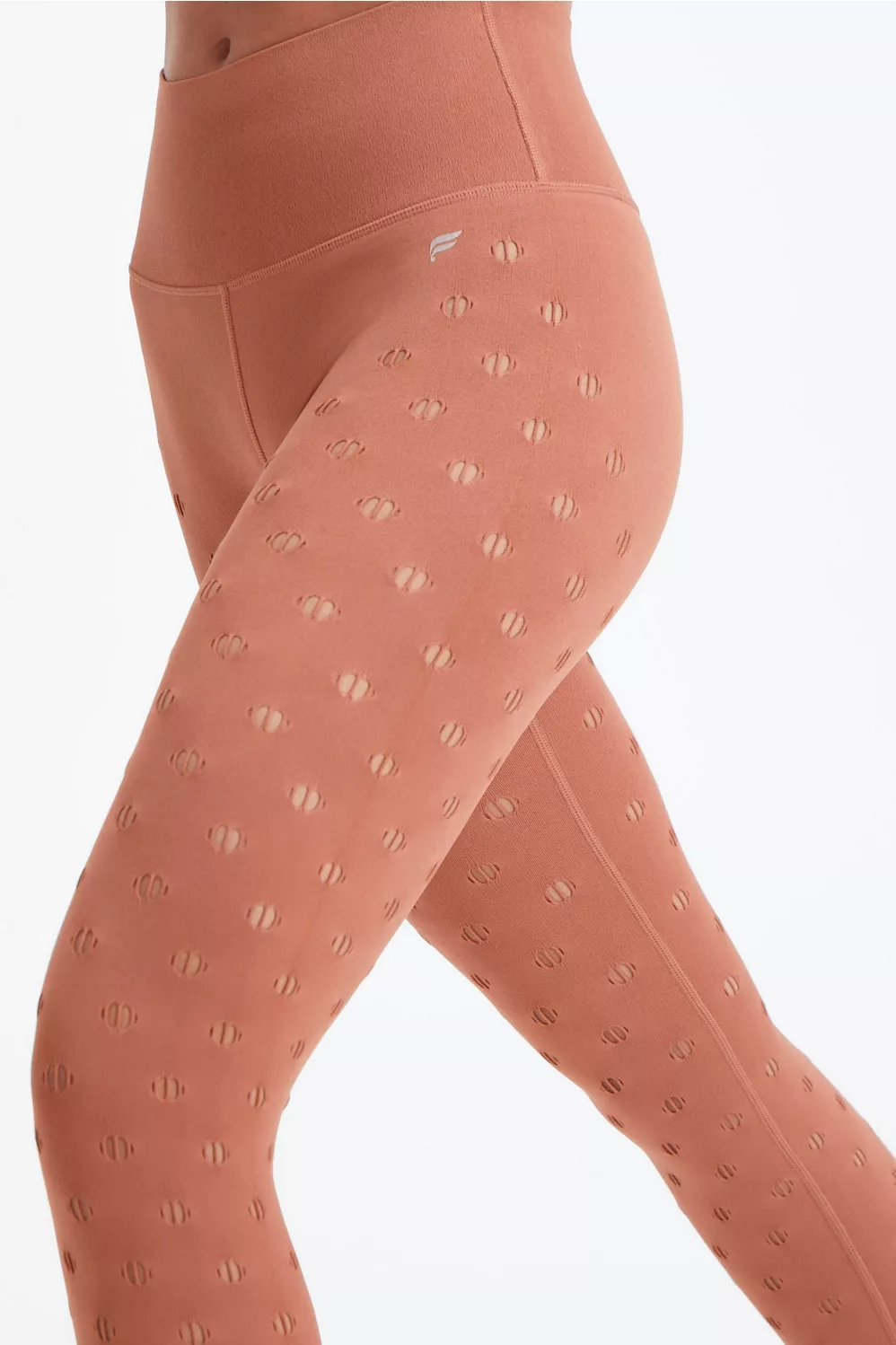 High-Waisted Motion365 Yoga Legging With Zipper Navy Peony/Soft-White