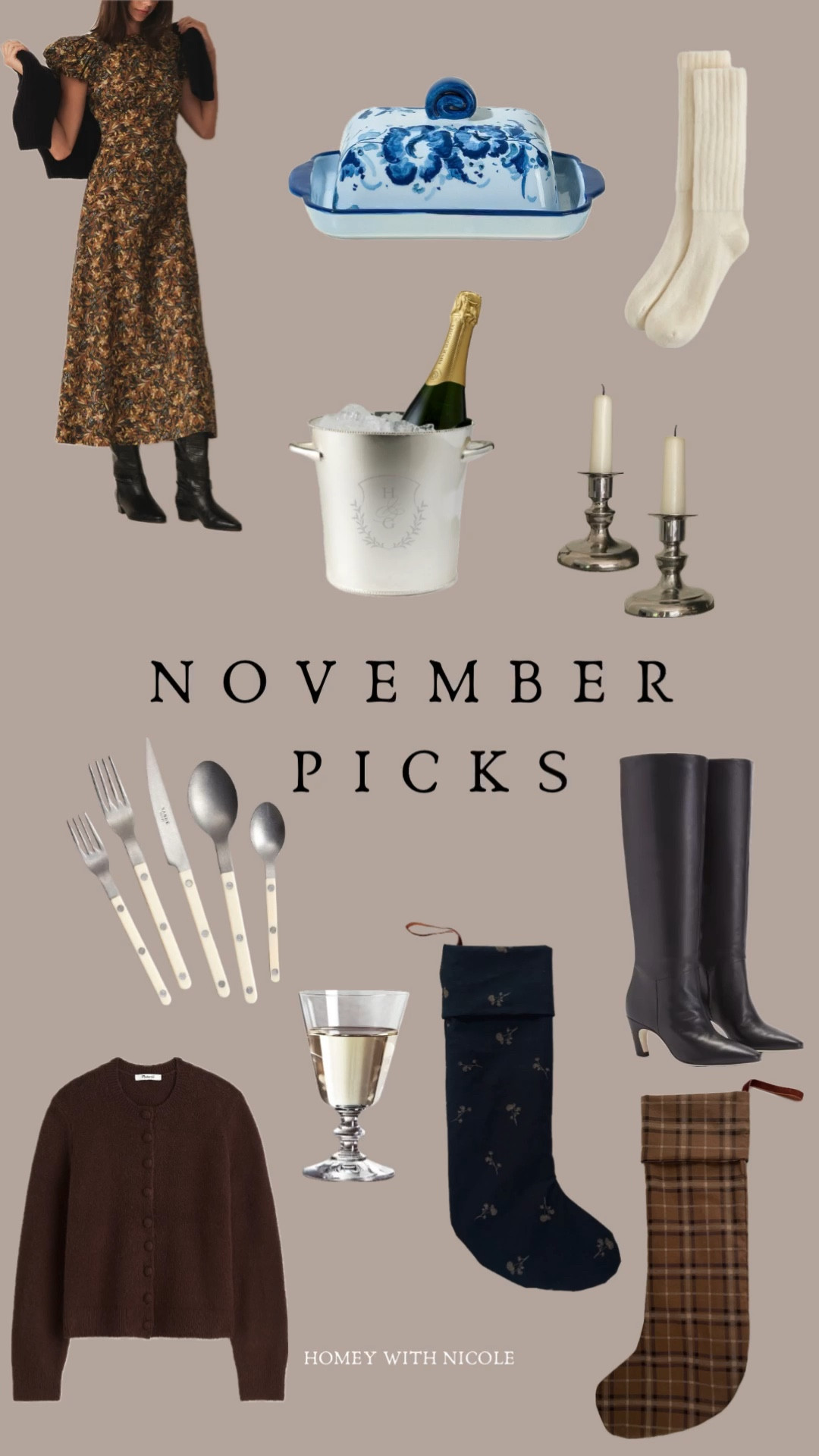 NOVEMBER PICKS 🤎 

In a sea of gift guides and holiday sales, making these guides is more therapy than sales for me. Just for fun ☺️

#LTKHome #LTKGiftGuide #LTKStyleTip