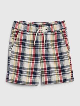 Toddler Plaid Pull-On Shorts | Gap (US)