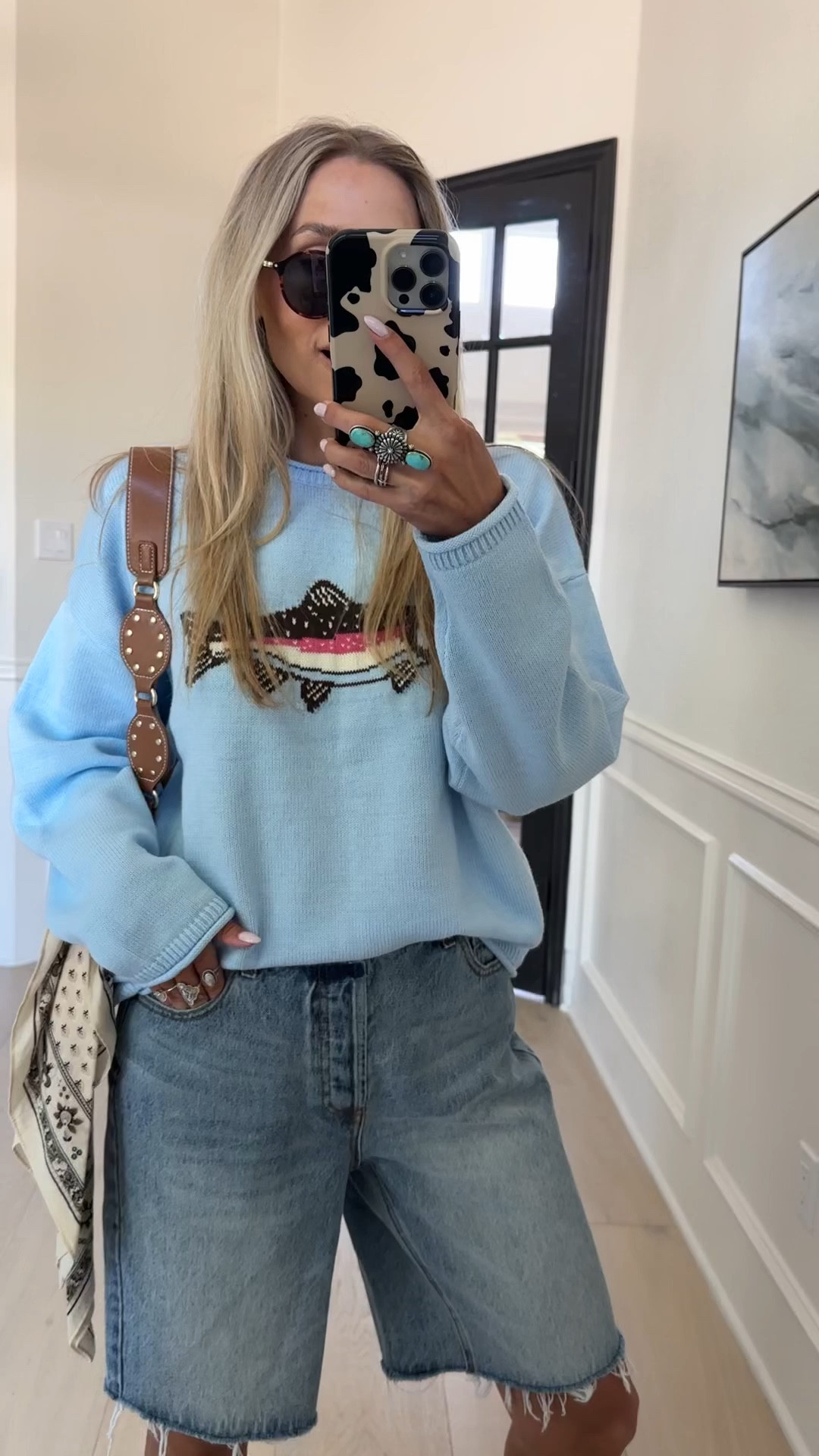 🤍 Summer sweater that’s gone VIRAL paired with the long jorts from TARGET!! 👏🏼🤭🎯

Wearing size s / my tts 

#LTKgrwm #LTKdayinmylife #LTKmomlife